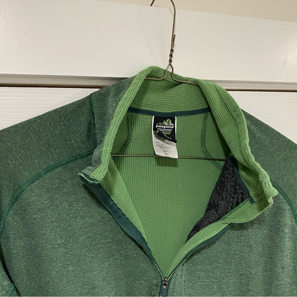Patagonia Forest Green Half-Zip Sweatshirt